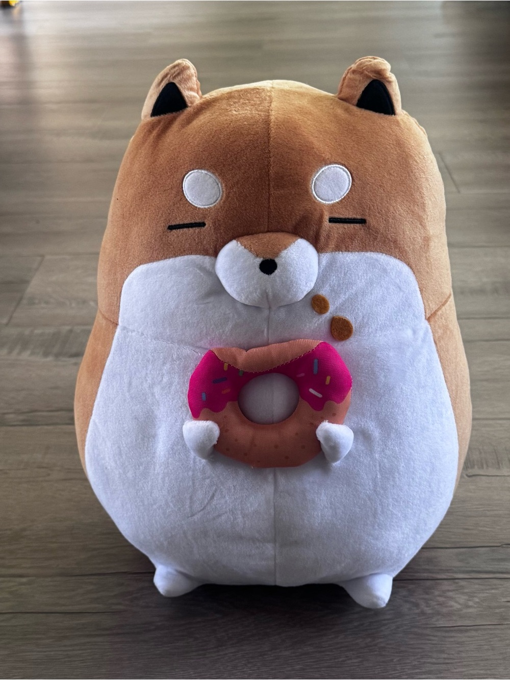 Tarushiba Plush Shiba Inu Dog Donut Snack Time Stuffed Toy
